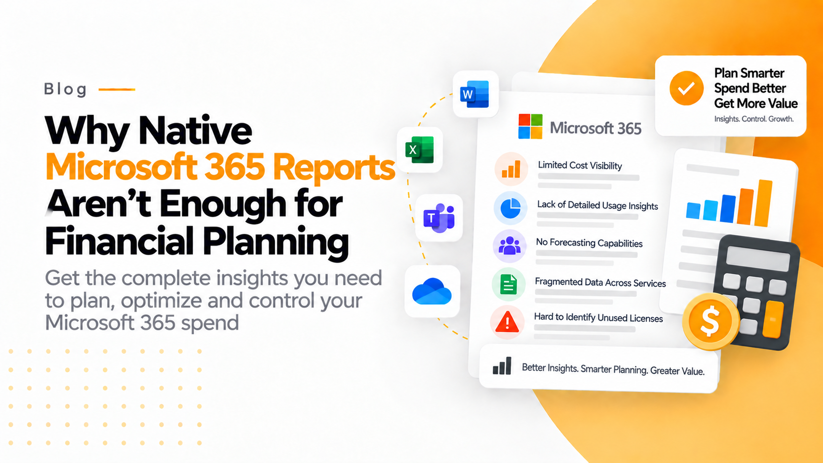Why Native Microsoft 365 Reports Aren’t Enough for Financial Planning